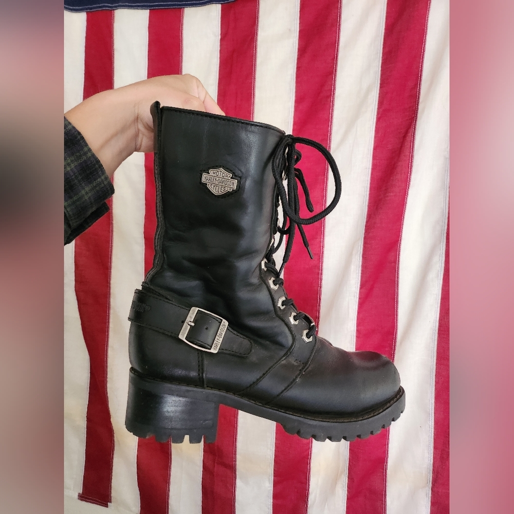 Harley Davidson Combat boots 7.5 women